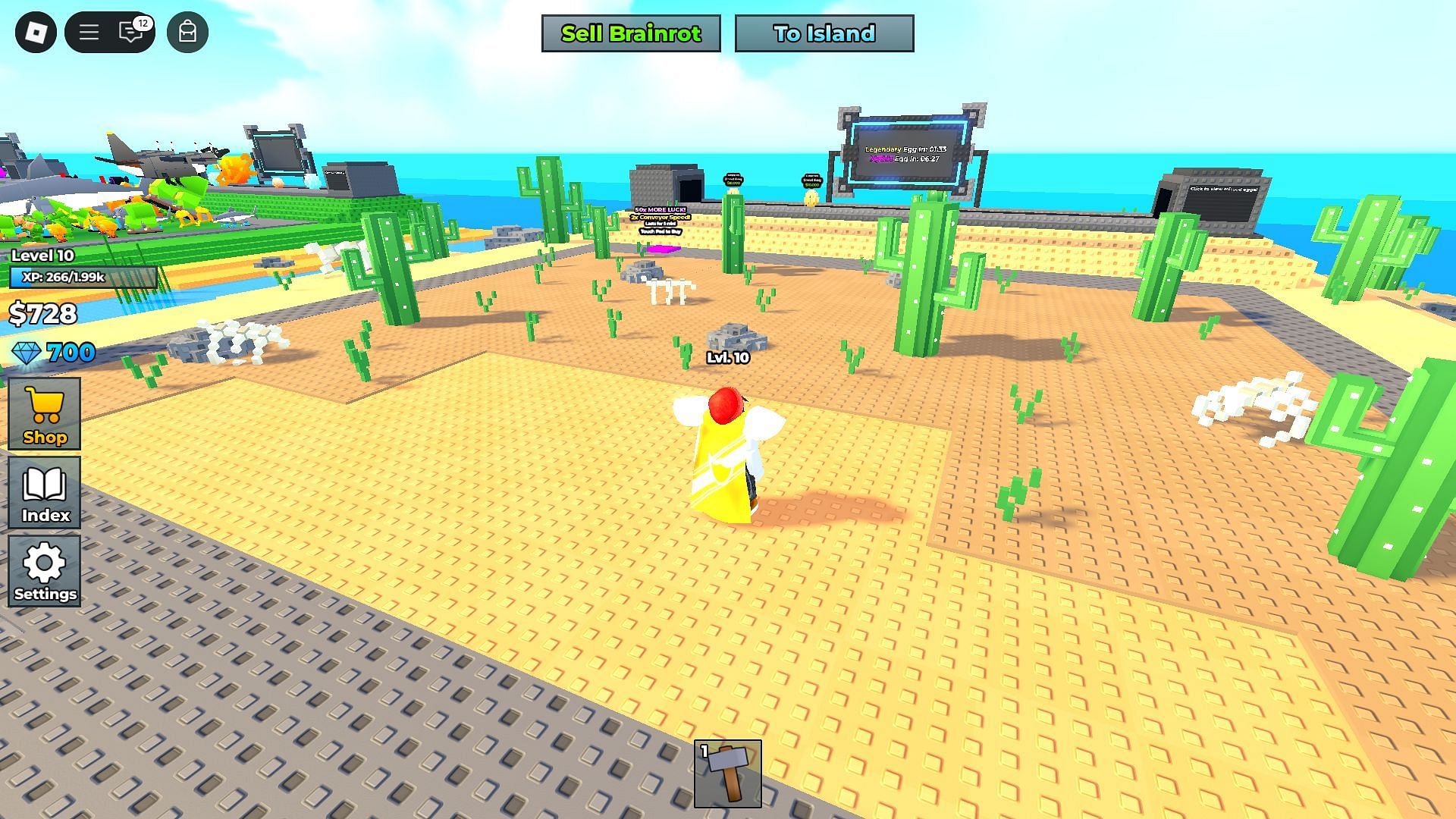 The Desert Island (Image via Roblox)